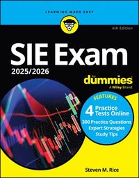 bokomslag SIE Exam 2025/2026 For Dummies