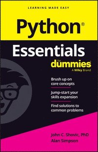 bokomslag Python Essentials For Dummies