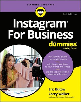 Eric Butow, Corey Walker - Instagram For Business For Dummies, Häftad