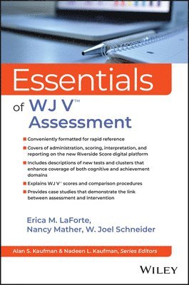 Erica M. LaForte, Nancy Mather, W. Joel Schneider - Essentials of WJ V Assessment, Häftad