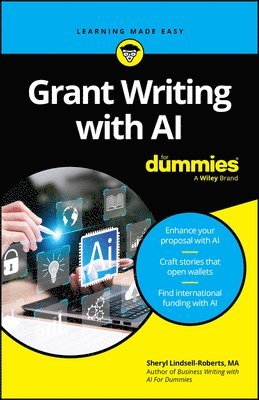 bokomslag Grant Writing with AI For Dummies