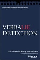 Par Anders Granhag, Par Anders Granhag, Galit Nahari - Verbal Lie Detection, Häftad