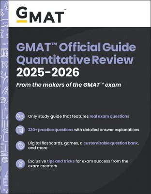bokomslag GMAT Official Guide Quantitative Review 2025-2026