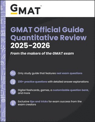 GMAC (Graduate Management Admission Council), Gmac (Graduate Management Admission Coun, Gmac (Graduate Management Admission Council) - GMAT Official Guide Quantitative Review 2025-2026, Häftad