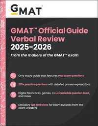 bokomslag GMAT Official Guide Verbal Review 2025 - 2026