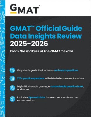 bokomslag GMAT Official Guide Data Insights Review 2025 - 2026