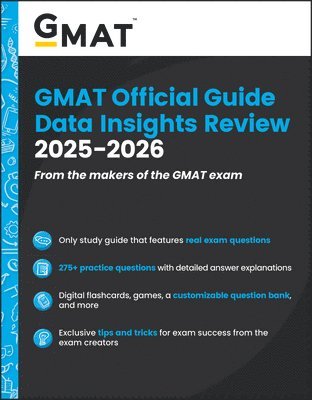 GMAC (Graduate Management Admission Council), Gmac (Graduate Management Admission Coun, Gmac (Graduate Management Admission Council) - GMAT Official Guide Data Insights Review 2025-2026, Häftad