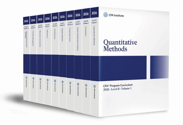CFA Institute, Cfa Institute - 2026 CFA Program Curriculum Level II Box Set, Häftad