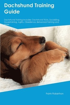 bokomslag Dachshund Training Guide Dachshund Training Includes