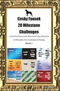bokomslag Cesky Fousek 20 Milestone Challenges Cesky Fousek Memorable Moments. Includes Milestones for Memories, Gifts, Socialization & Training Volume 1