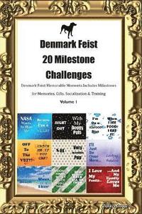 bokomslag Denmark Feist 20 Milestone Challenges Denmark Feist Memorable Moments. Includes Milestones for Memories, Gifts, Socialization & Training Volume 1