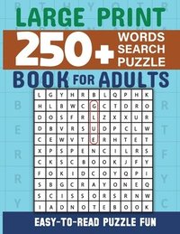 bokomslag Word Search Book 250 Word Puzzles with Solutions for Adults: Large Print Word Search Book for Adults