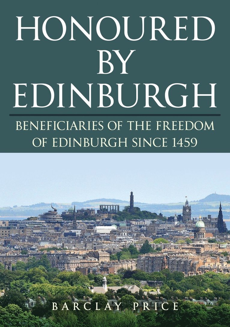 Barclay Price - Honoured by Edinburgh, Häftad