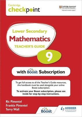 Cambridge Checkpoint Lower Secondary Mathematics Teacher's Guide 9 with Boost Subscription 1