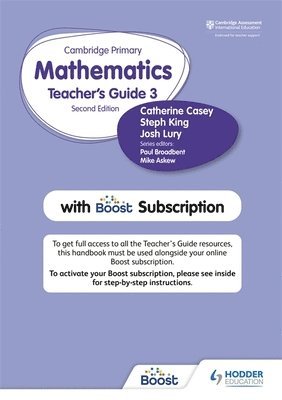Cambridge Primary Mathematics Teacher's Guide Stage 3 with Boost Subscription 1
