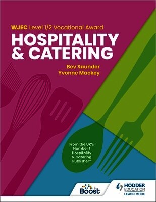 Bev Saunder, Yvonne Mackey - WJEC Level 1/2 Vocational Award in Hospitality and Catering, Häftad