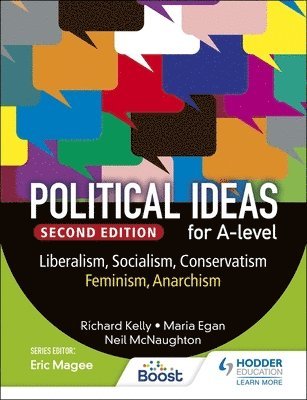 bokomslag Political ideas for A Level: Liberalism, Socialism, Conservatism, Feminism, Anarchism 2nd Edition