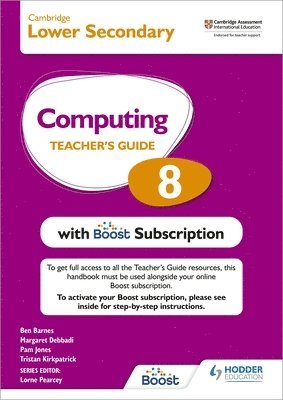 Cambridge Lower Secondary Computing 8 Teacher's Guide with Boost Subscription 1