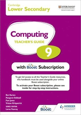 bokomslag Cambridge Lower Secondary Computing 9 Teacher's Guide with Boost Subscription