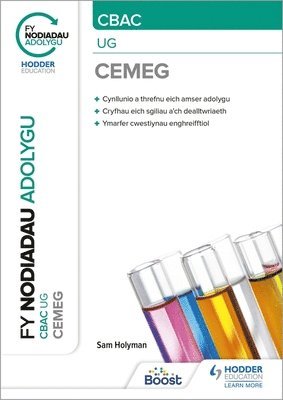 bokomslag Fy Nodiadau Adolygu: CBAC Cemeg UG (My Revision Notes: WJEC/Eduqas AS/A-Level Year 1 Chemistry)