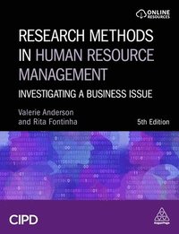 bokomslag Research Methods in Human Resource Management