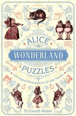 bokomslag Alice in Wonderland Puzzles: With Original Illustrations by Sir John Tenniel