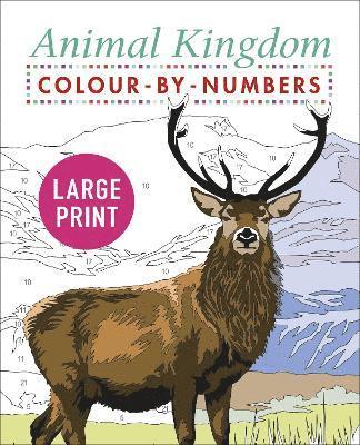 Large Print Animal Kingdom Colour-by-Numbers 1