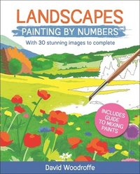 bokomslag Landscapes Painting by Numbers: With 30 Stunning Images to Complete. Includes Guide to Mixing Paints