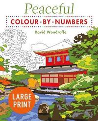 bokomslag Large Print Peaceful Colour-by-Numbers