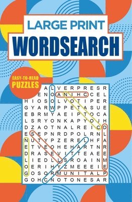bokomslag Large Print Wordsearch: Easy-To-Read Puzzles