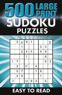 bokomslag 500 Large Print Sudoku Puzzles