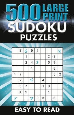 bokomslag 500 Large Print Sudoku Puzzles