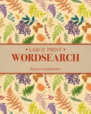 bokomslag Large Print Wordsearch: Easy-To-Read Puzzles