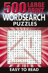 bokomslag 500 Large Print Wordsearch Puzzles: Easy to Read