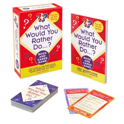 What Would You Rather Do..? Book and Cards Game: Includes a 128-Page Book and 50 Cards of Hilarious Questions for All Ages 1