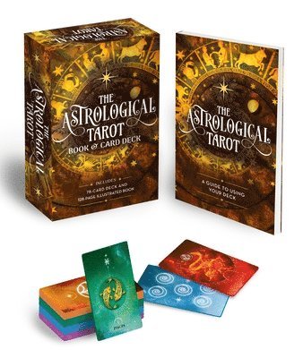 bokomslag The Astrological Tarot Book & Card Deck: Includes a 78-Card Deck and a 128-Page Illustrated Book