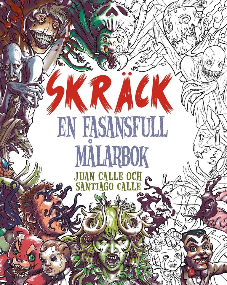 Skräck - En fasansfull målarbok 1