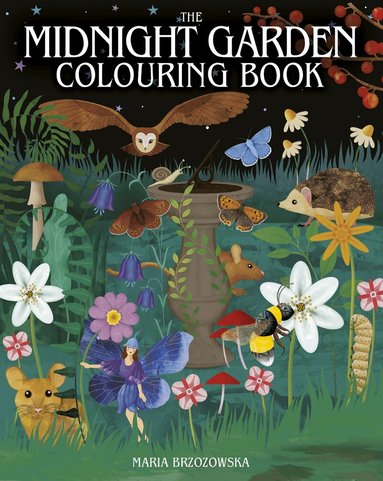 Maria Brzozowska - Midnight Garden Colouring Book, Häftad