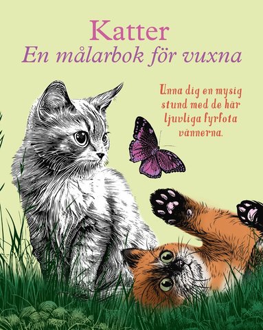 Katter : en målarbok för vuxna, Häftad