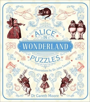 bokomslag Alice in Wonderland Puzzles: With Original Illustrations by Sir John Tenniel