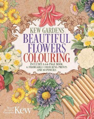 The Kew Gardens Beautiful Flowers Colouring Kit 1