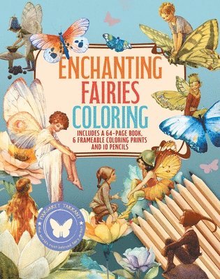 bokomslag Enchanting Fairies Coloring: Includes a 64-Page Book, 6 Frameable Coloring Prints and 10 Pencils