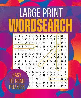 bokomslag Large Print Wordsearch