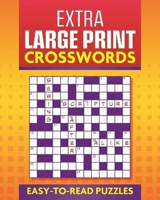 bokomslag Extra Large Print Crosswords