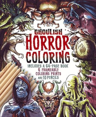 bokomslag The Ghoulish Horror Coloring Kit