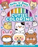 Violet Peto - Cute 'n' Cozy Art: Cuties Coloring: Includes a Coloring Book and 10 Gel Pens, Häftad