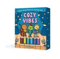 Jake McDonald - Cozy Vibes: 6 Water-Based Markers and Coloring Book, Häftad
