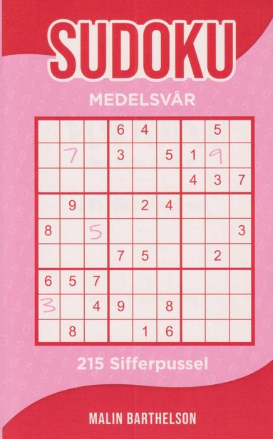 Sudoku Medelsvår, Pocket