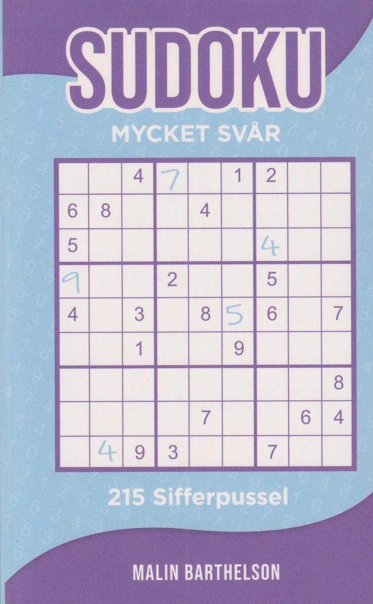Sudoku Mycket svår 1