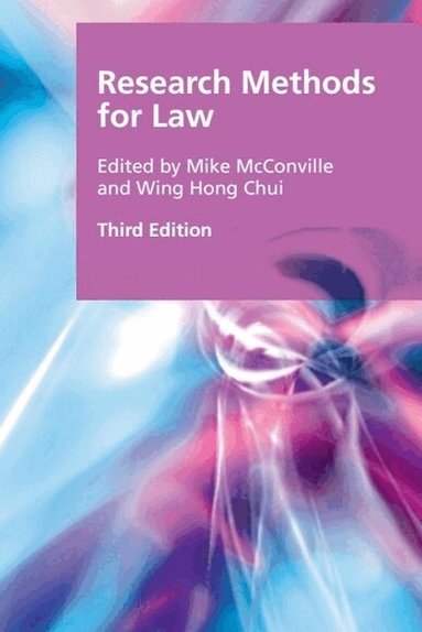 Mike McConville, Wing Hong (Eric) Chui - Research Methods for Law, Häftad